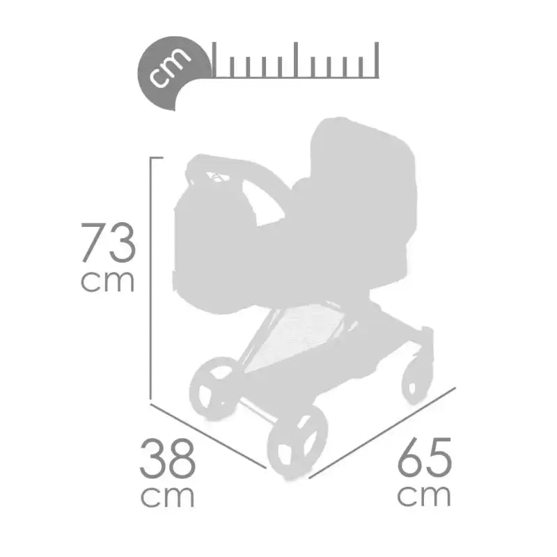 Passeggino reborn 3in1 culla convertibile