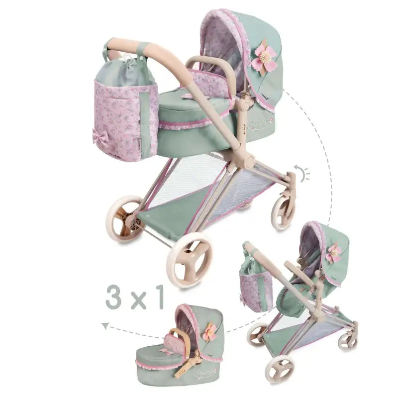 Passeggino reborn 3in1 culla convertibile