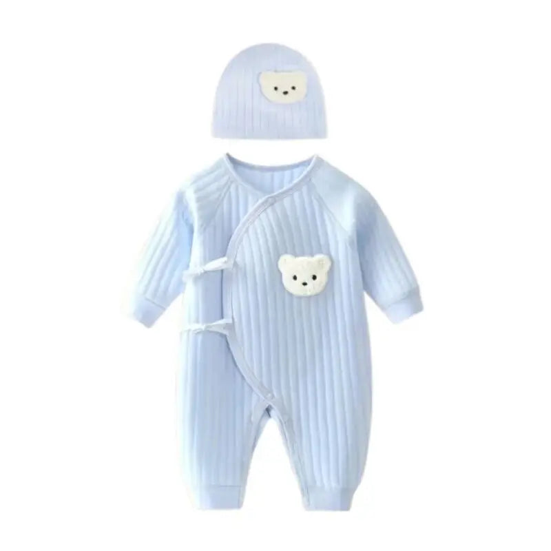 Pigiama blu orsacchiotto per bambola reborn maschio