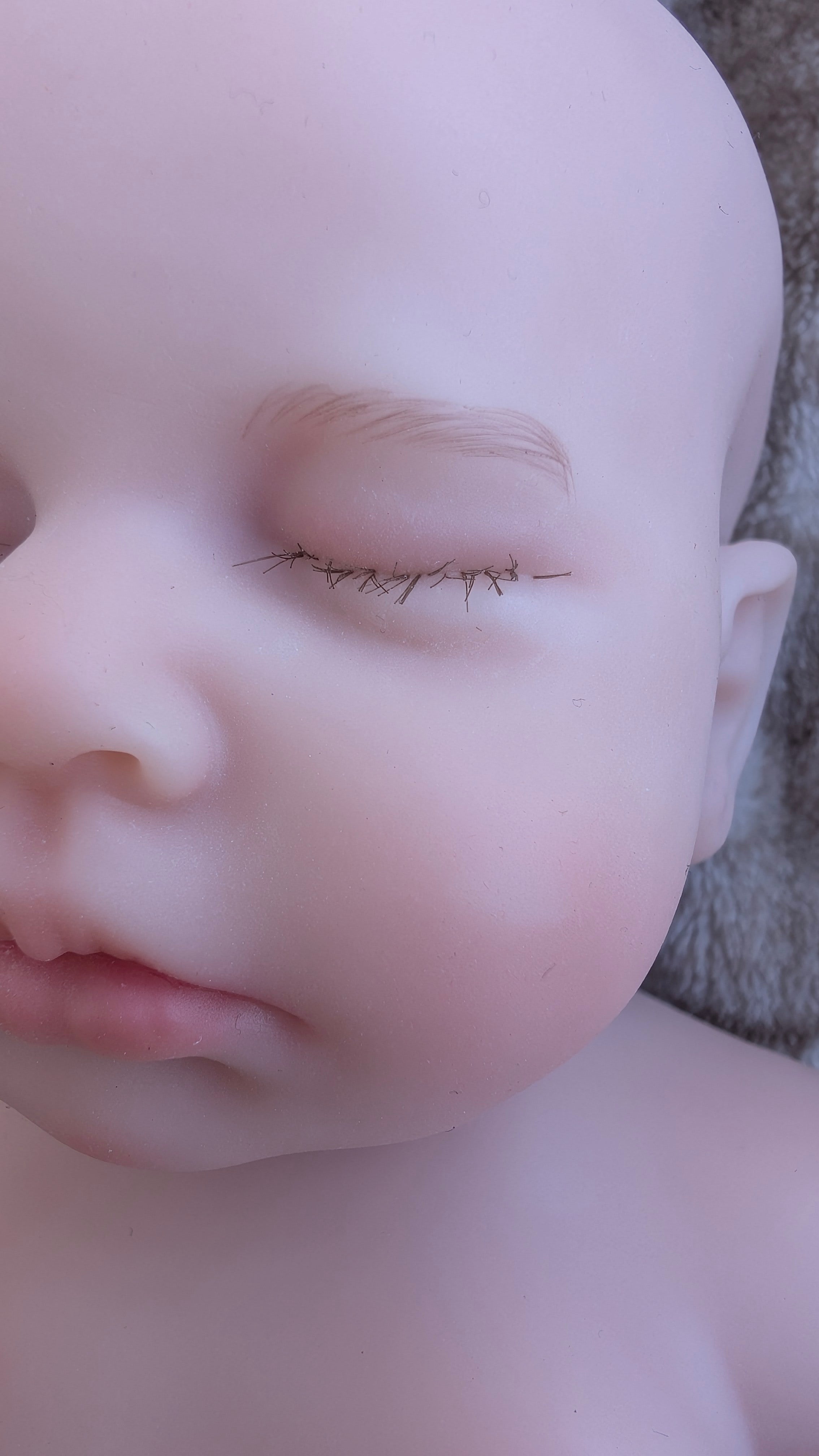 prematuro-reborn-maschietto-32cm-addormentato-cigli-impiatanti