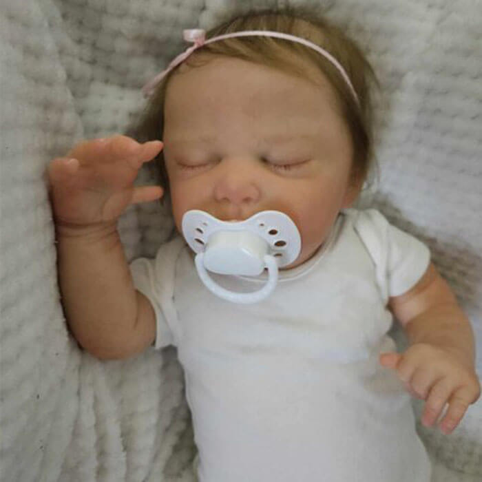 Reborn baby dolls Demi by Phil Donnelly / bambola reborn femmina occhi chiusi / Reborn bambola che sembra verissima