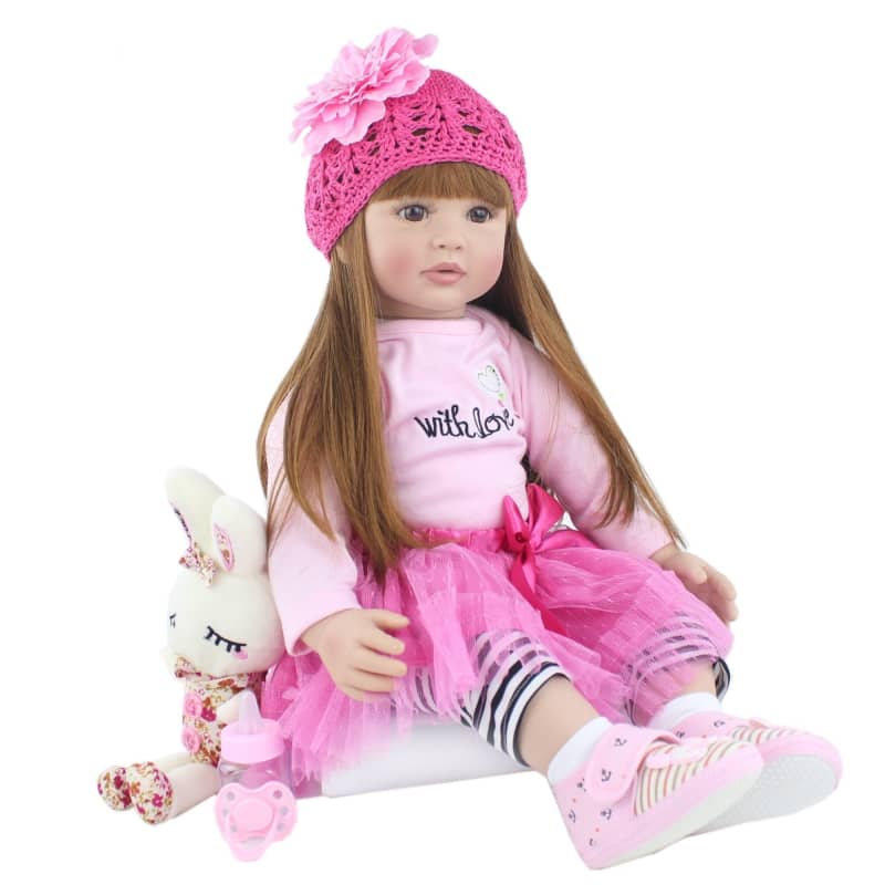 Bambola reborn grande - Ana - Silicone - Toddler