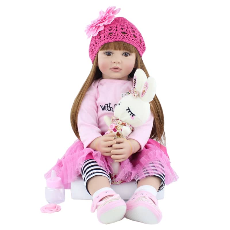 Bambola reborn grande - Ana - Silicone - Toddler