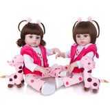 Bambole reborn gemelli - Fabia e Fabiola - Silicone - 