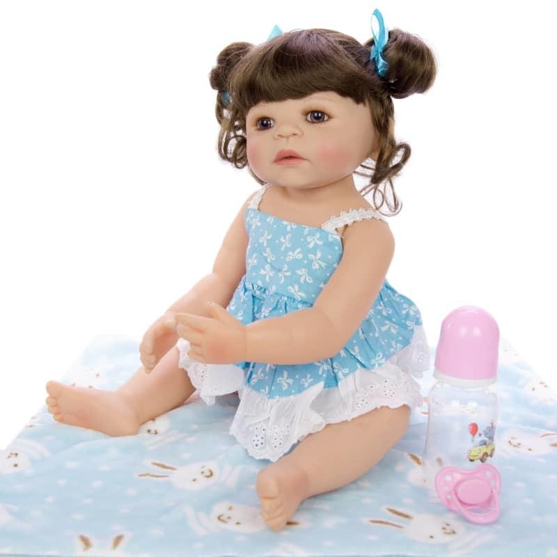 Bambole reborn gemelli - Ilona e Anaïs - Silicone - Toddler