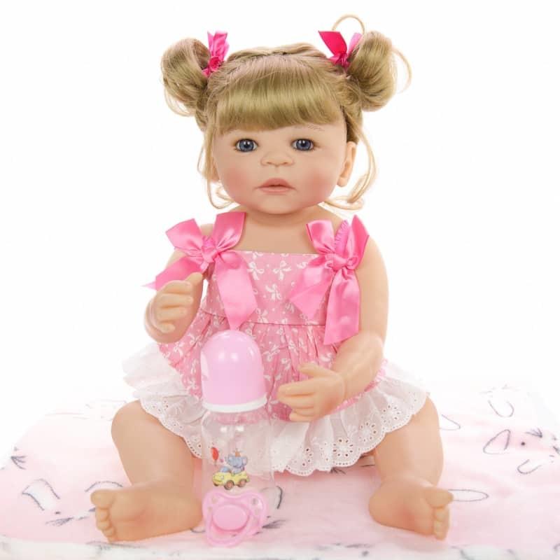 Bambole reborn gemelli - Ilona e Anaïs - Silicone - Toddler