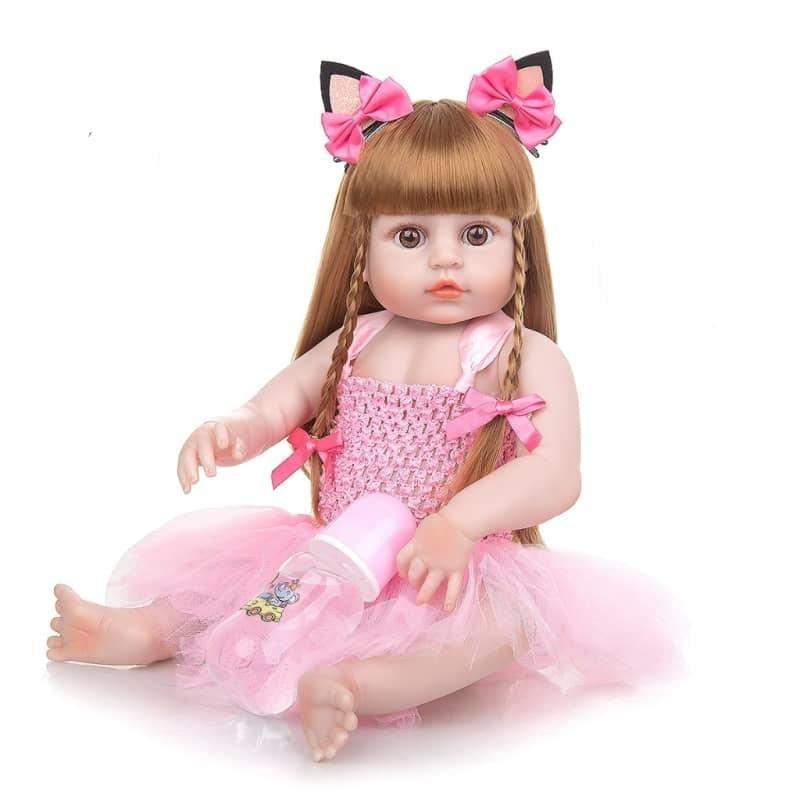 Bambole reborn gemelli - Lisa e Cynthia - Silicone - Toddler