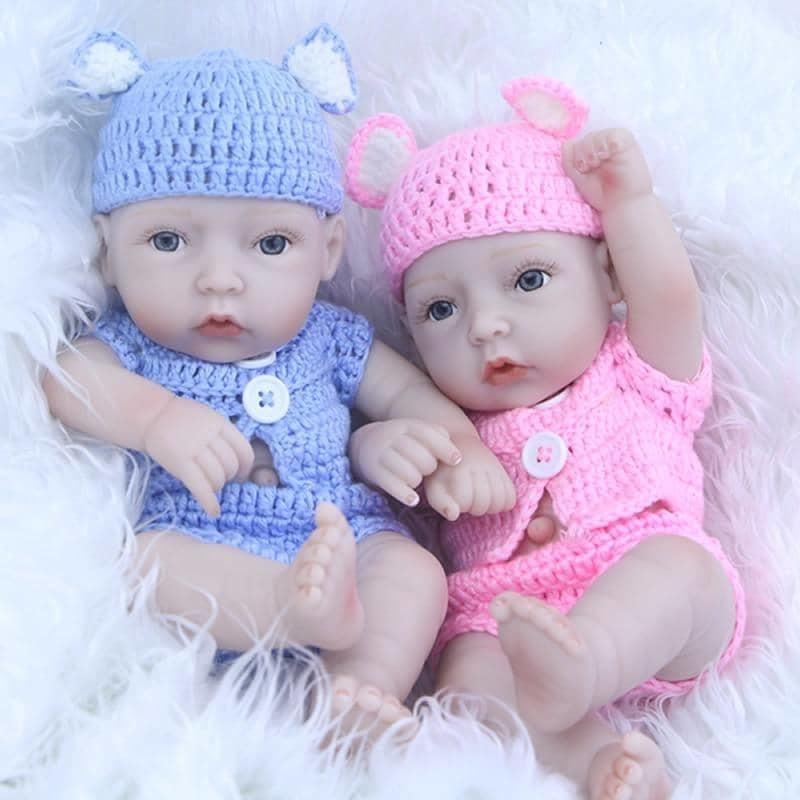 Bambole reborn gemelli - Pavel e Suzana - Silicone - Toddler