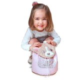 Carrozzina inglesina giocattolo bambola reborn / Passeggino per le bambole inglese / Passeggino giocattolo con borsa fasciatoio / Carrozzina giocattolo per bambini