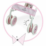 Passeggino per bambole reborn femmine/maschio / passeggino giocattolo per bambole con ruote girevoli